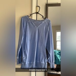 Zenana bluish purple sweatshirt women’s size large